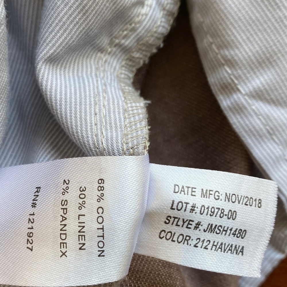 Johnnie-O shorts Slater stretch twill Havana men 33 - Picture 9 of 15